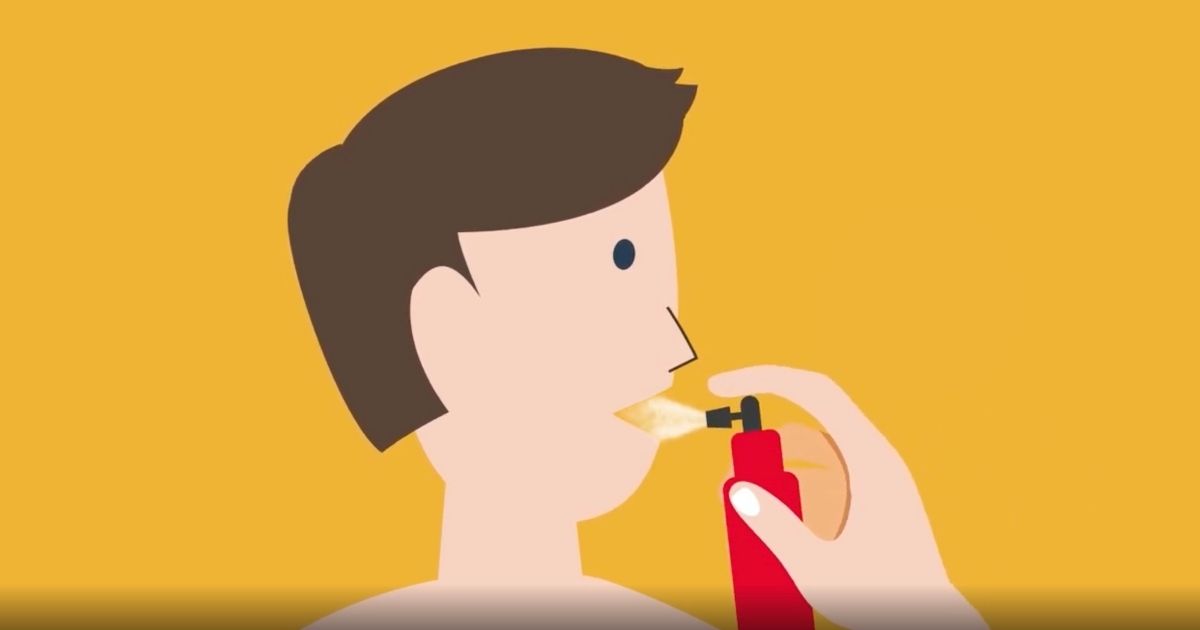 uomo spray bocca - come si assumono i colloidali