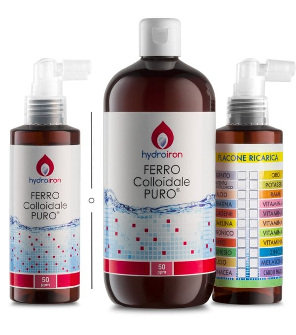FERRO 500+ricarica +150 colloidale puro