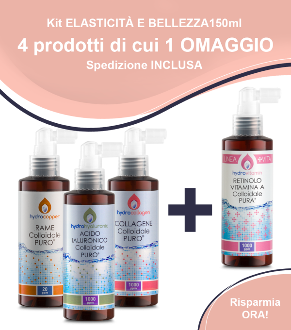 Kit colloidalipuri® ELASTICITÀ E BELLEZZA 150ml