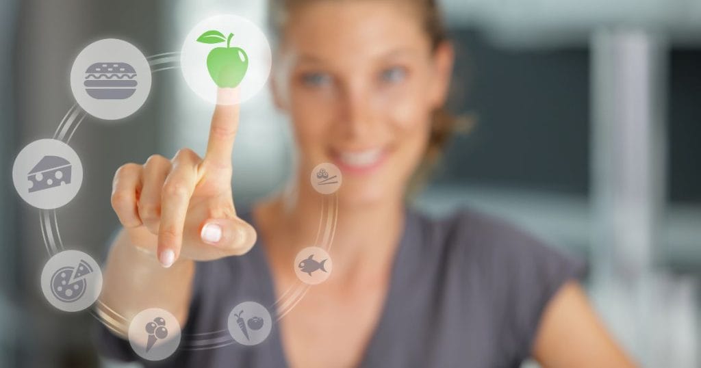 donna che sceglie che la dieta deve essere personalizzata